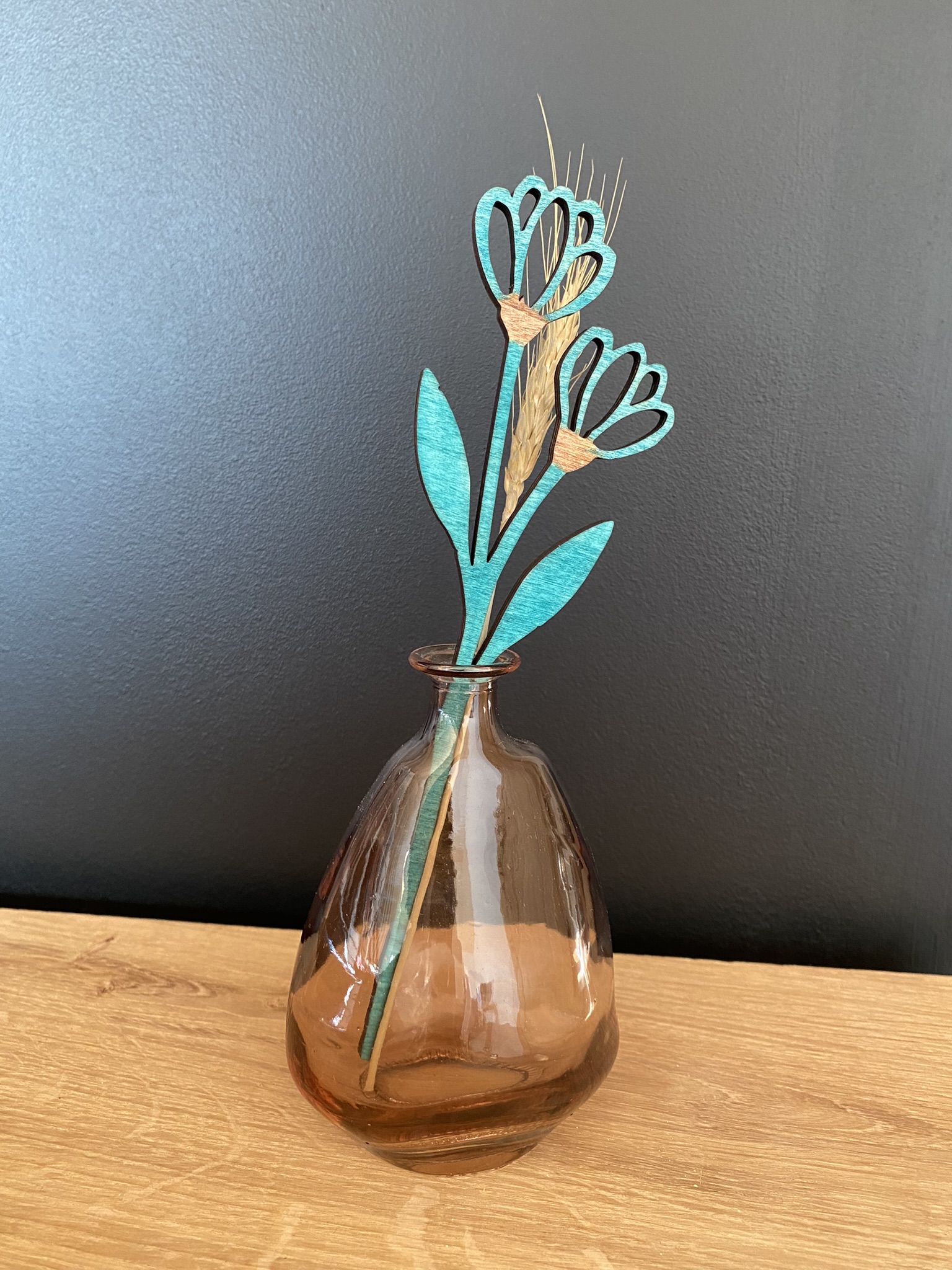 Fleur en bois – Image 3
