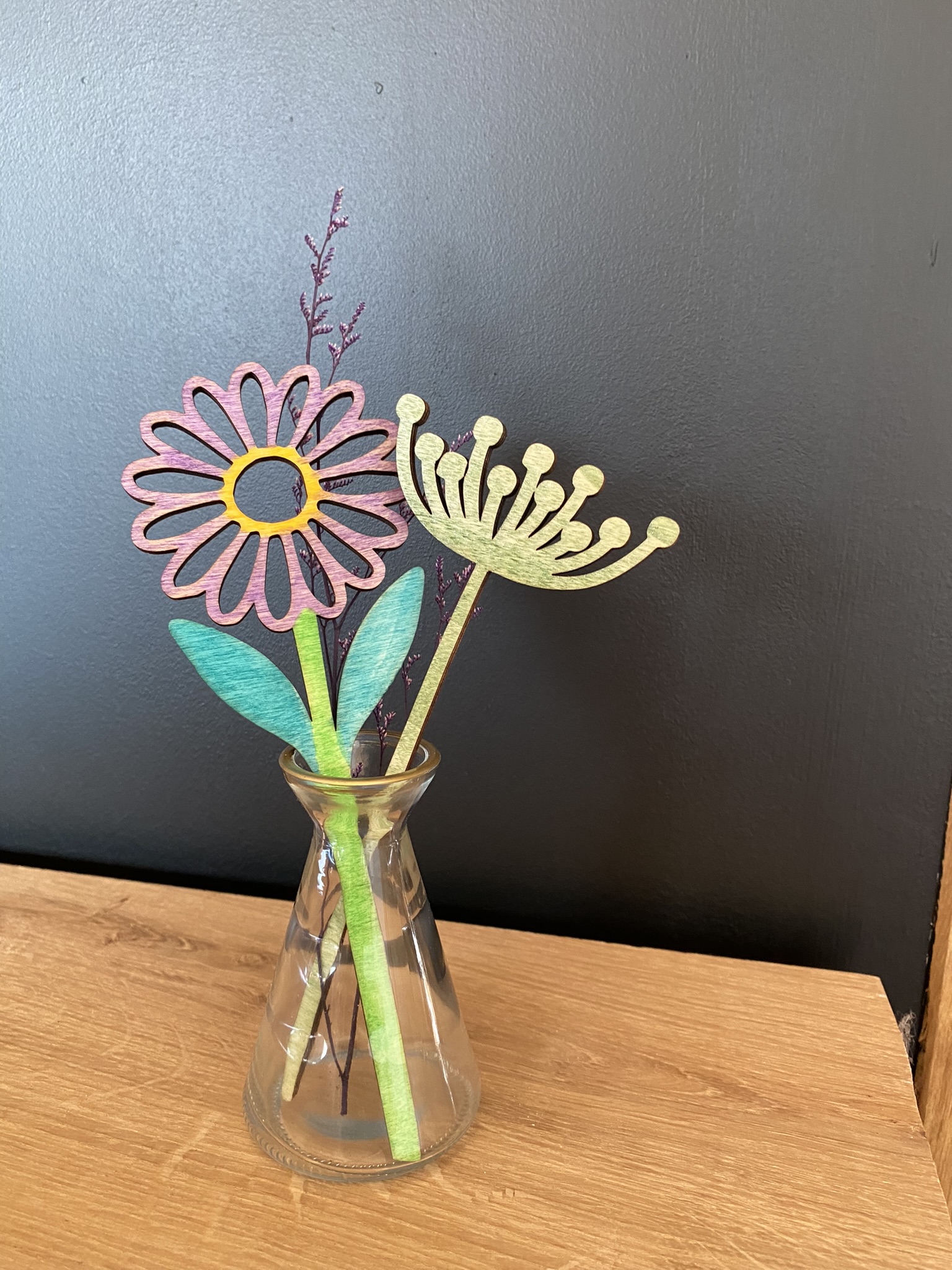 Fleur en bois – Image 2